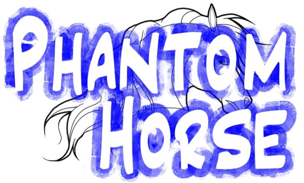 Phantom Horse Bluegrass and Country Band Logo